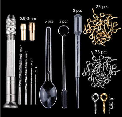 83-Piece DIY Crystal Epoxy Tool Set