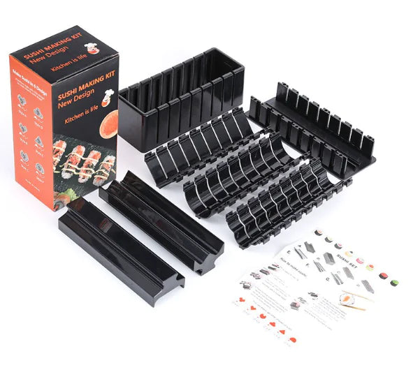Sushi Tool Set for Making Rolls and Rice Balls