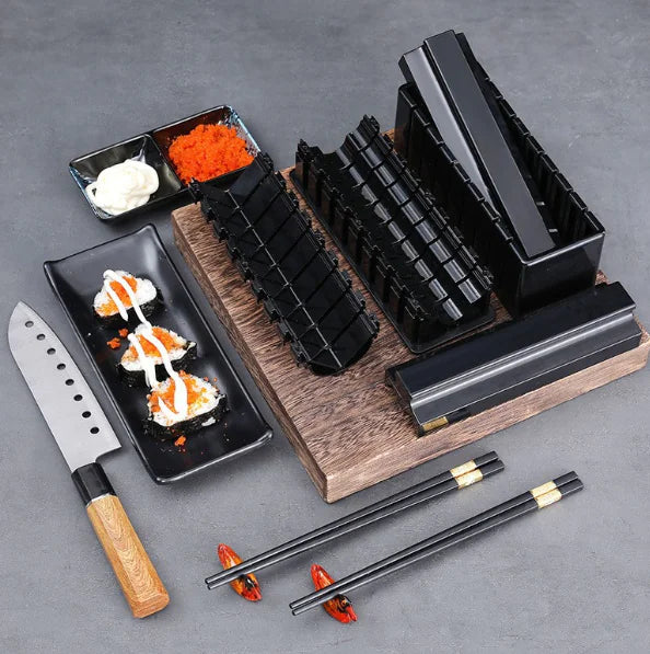 Sushi Tool Set for Making Rolls and Rice Balls