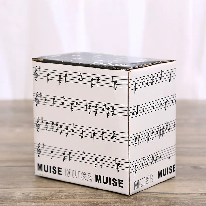 Creative Ceramic Music Mug with Lid for Couples